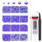 qiipii Dark Purple AB Resin Rhinestones for Crafting Deep Purple Flatback Jelly Stones 2mm 3mm 4mm 5mm 6mm Gems Diamonds Charms for Face Eyes Makeup Tumblers Bottles DIY Crafts Clothes Shoes Phones